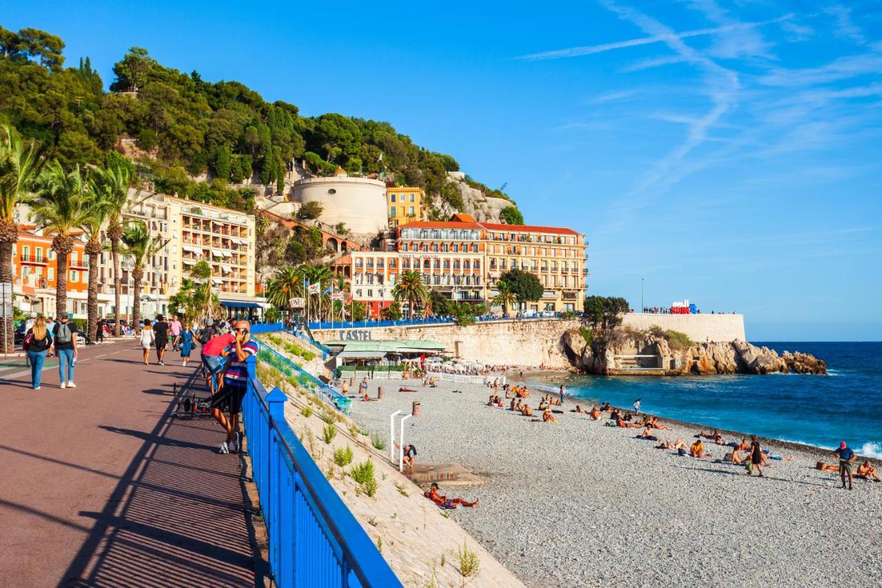 Spacious And Bright Flat Close To The Beach : Heart Of Old Nice Bagian luar foto